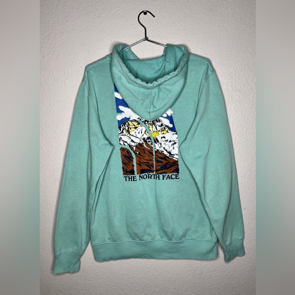 The North Face light blue Hoodie - Picture 2 of 5